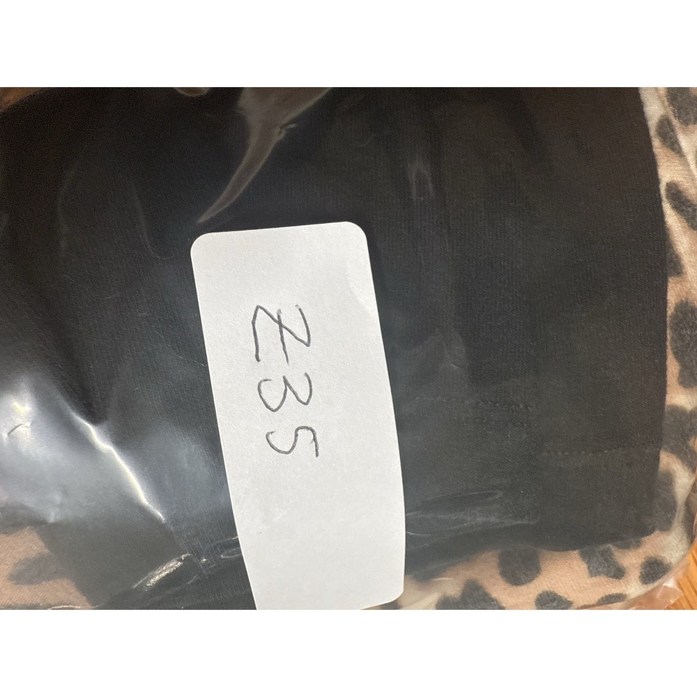 VICTORIAS SECRET Y2k LOVE PINK BLACK LEOPARD CHEETAH LEGGINGS SZ XS YOGA PANTS - Picture 8 of 8